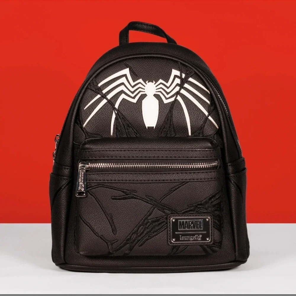 Loungefly Venom Symbiote Marvel Mini Backpack & Wallet Set. Japan exclusive